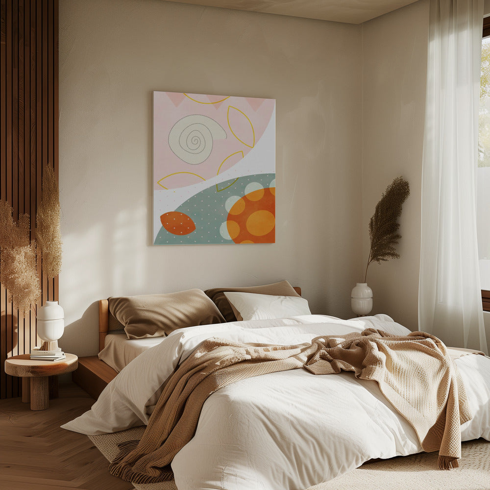 Freundliche Farben Hilma 4 | Leinwand