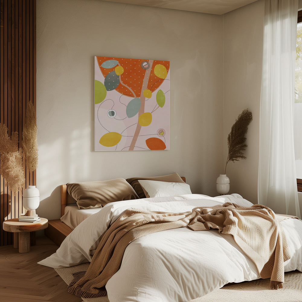 Freundliche Farben Hilma 5 | Leinwand