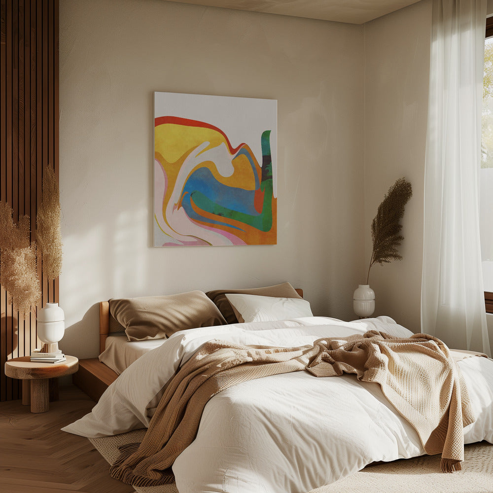Organic Bauhaus Waved | Leinwand