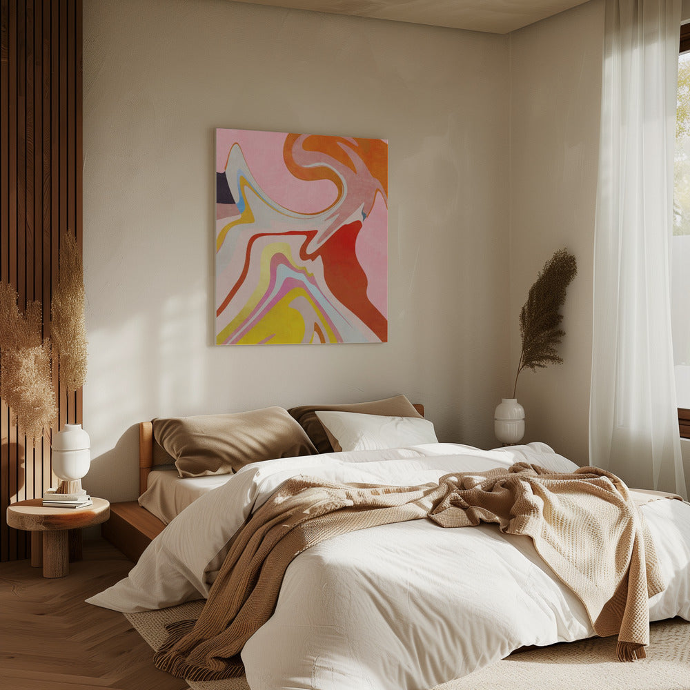 Organic Bauhaus Waved2 | Leinwand