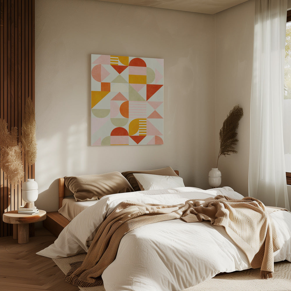 Bauhaus Fun Pastell | Leinwand
