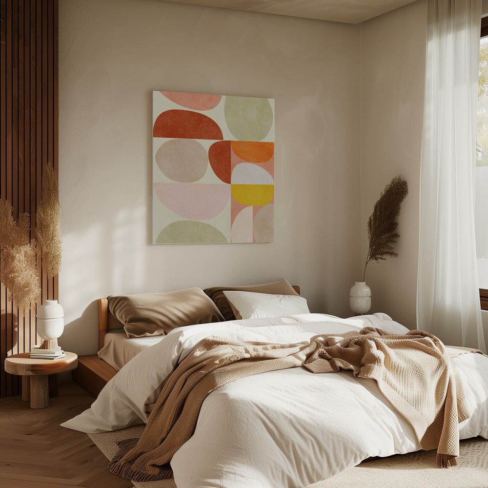 Pastellgeometrie | Leinwand