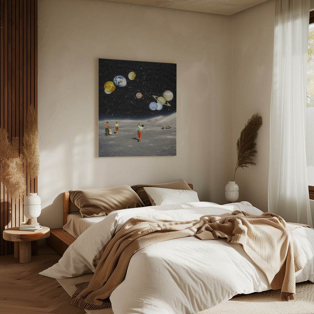 Weltraumgolf | Leinwand