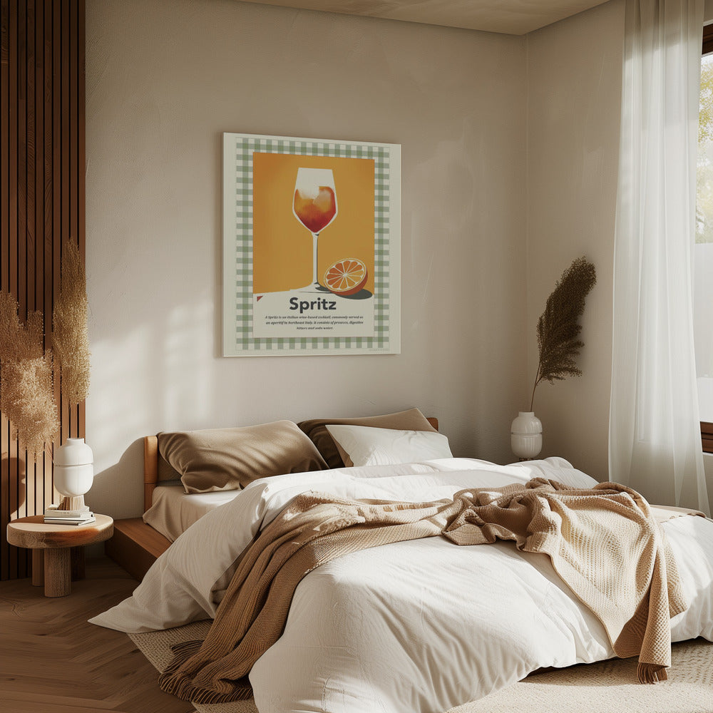 Spritz Retro-Druck | Leinwand