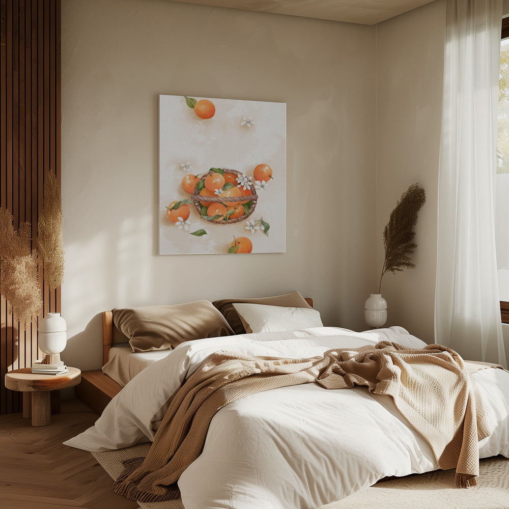 Saftige Orange | Leinwand