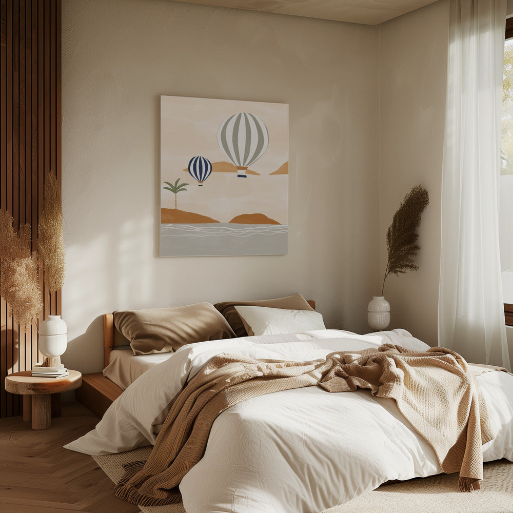 Luftballons im Dessert | Leinwand