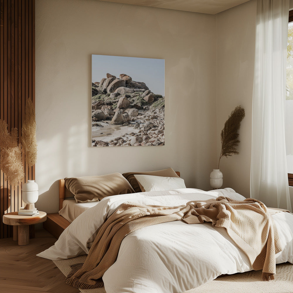 Rocky Coastline Serenity | Canvas