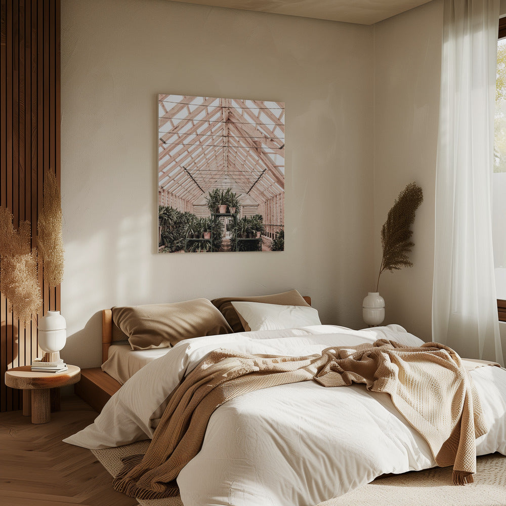 Serene Gewächshaus | Leinwand