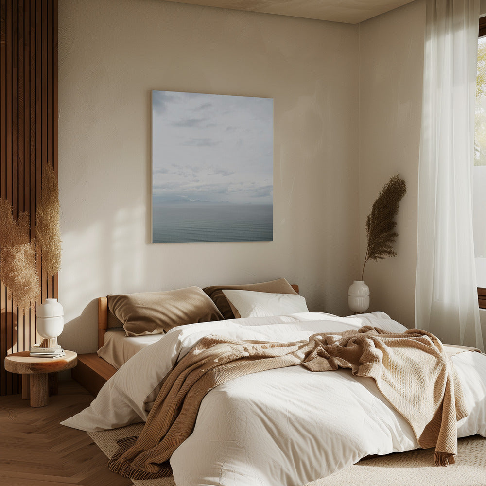 Nebliger Ozean Ruhe | Leinwand