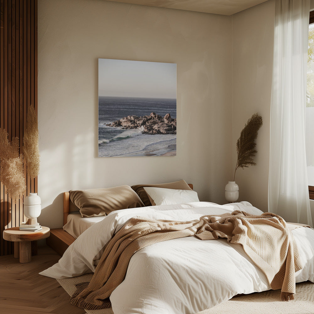 Felsige Küstenszene | Leinwand