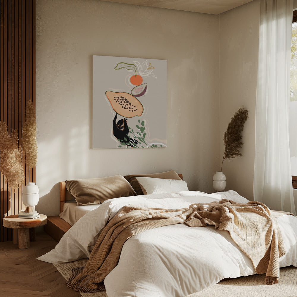Balancing Fruits | Canvas