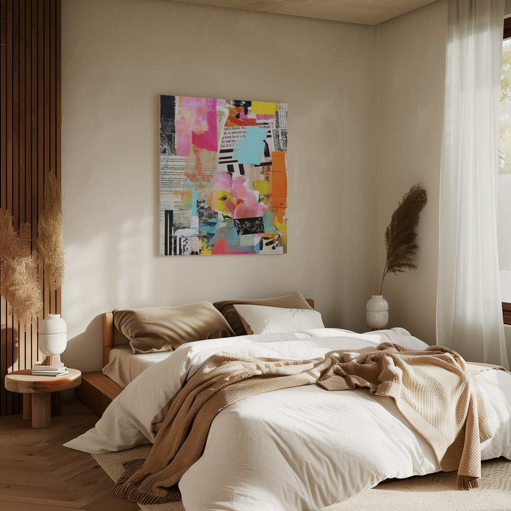 Urban Flower Collage | Canvas