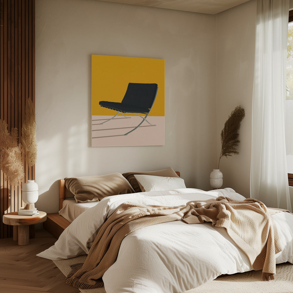 Barcelona Stuhl von Mies Van Der Rohe | Leinwand