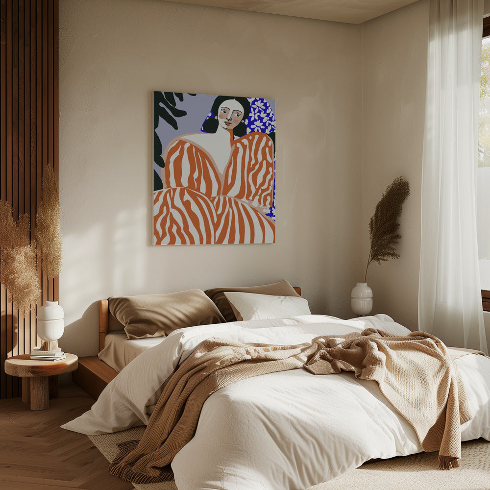 Zebra Eleganz | Leinwand