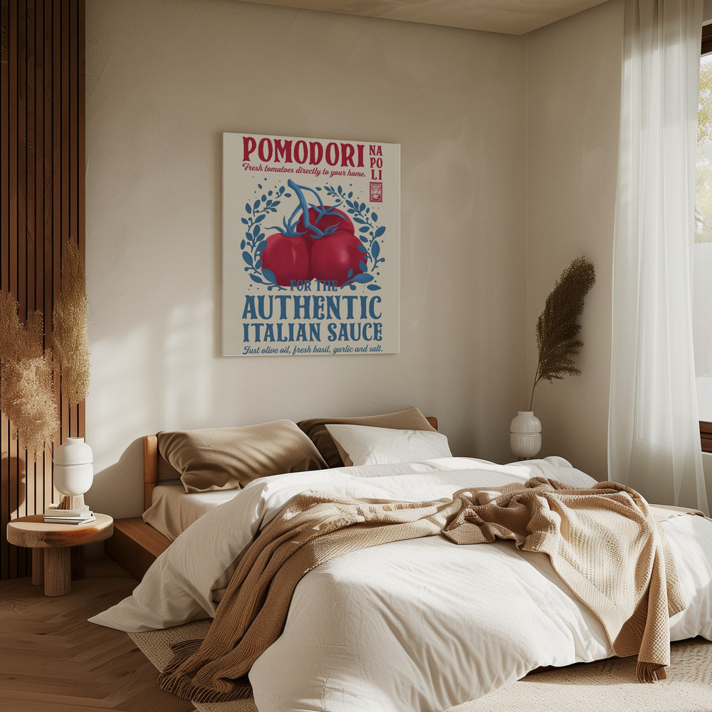 Pomodori Küchendruck | Leinwand