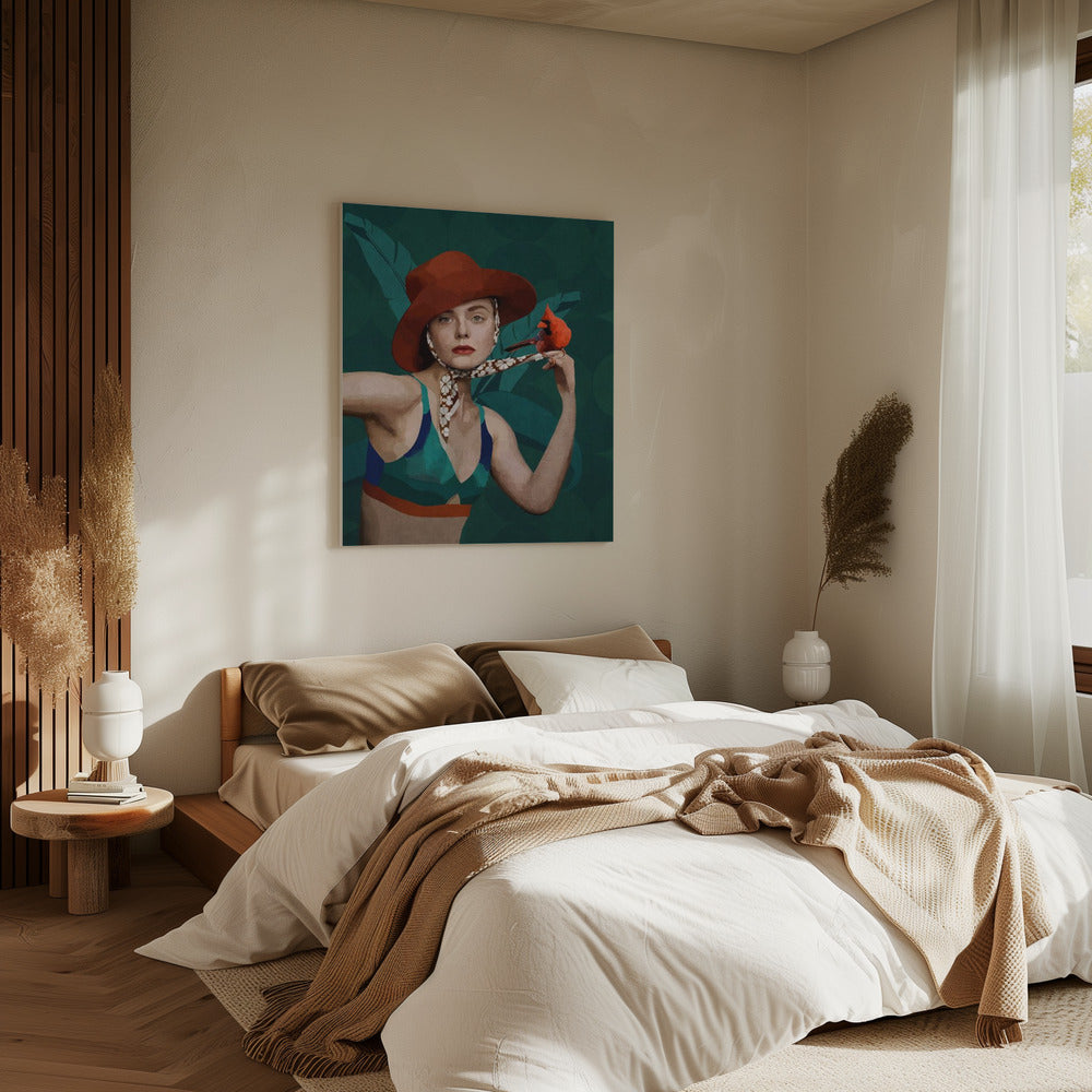 Purpurne Serenade | Leinwand