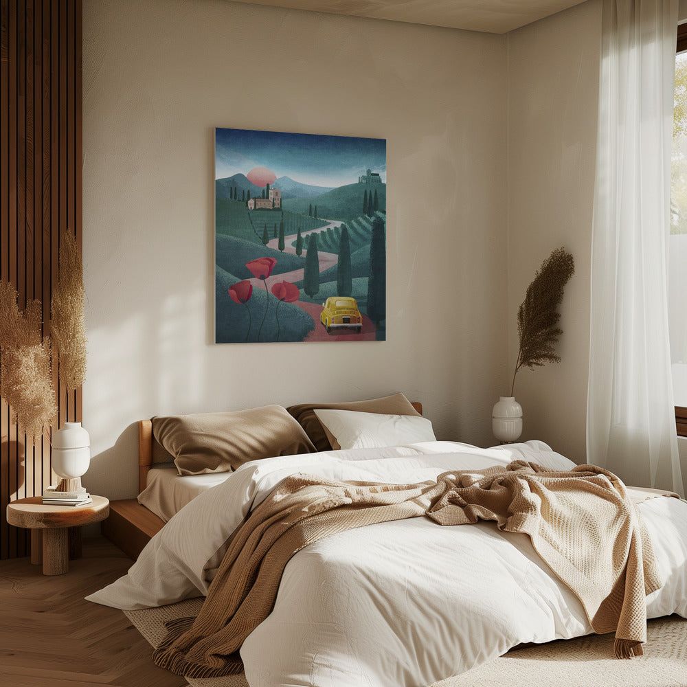 Sonnenuntergangsreise | Leinwand