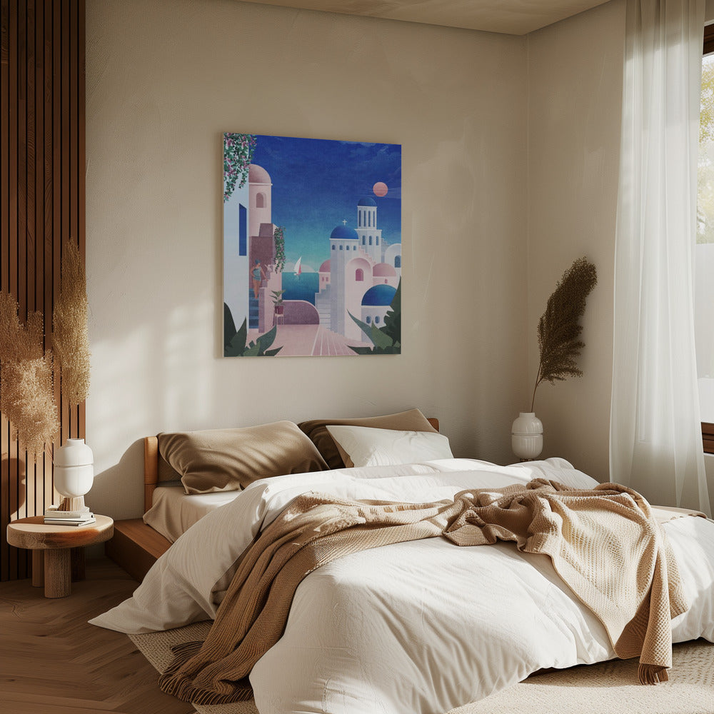 Ägäische Traumlandschaft | Leinwand