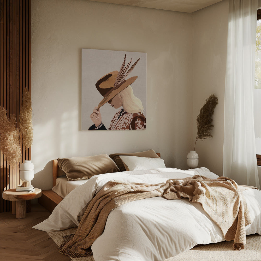 Gefiederte Eleganz | Leinwand