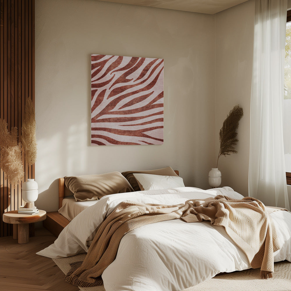 Gestreifte Eleganz | Leinwand
