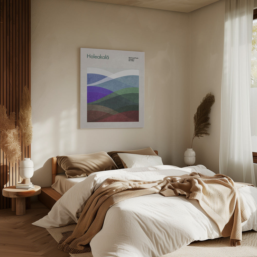 Bunte Gipfel | Leinwand