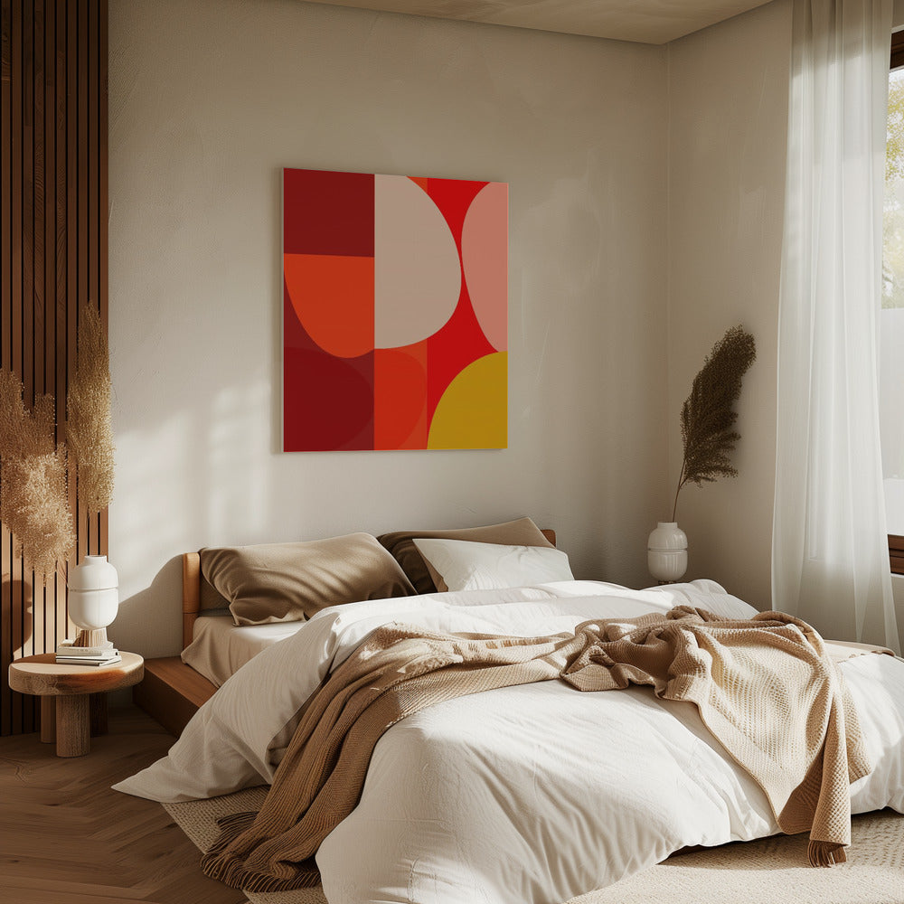Mid Century Pastell 10 | Leinwand