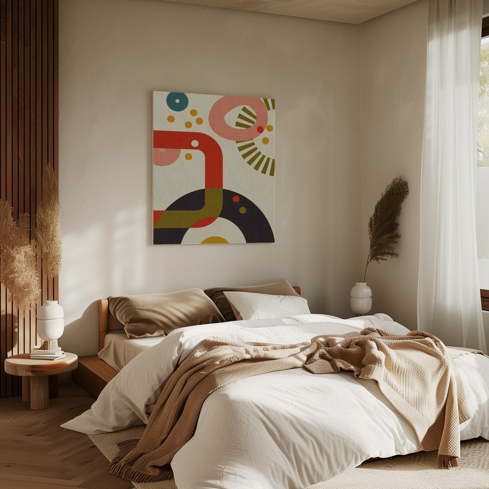 Mid Century Cirque 3 | Leinwand