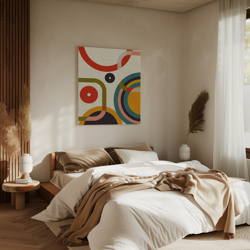 Mid Century Cirque | Leinwand