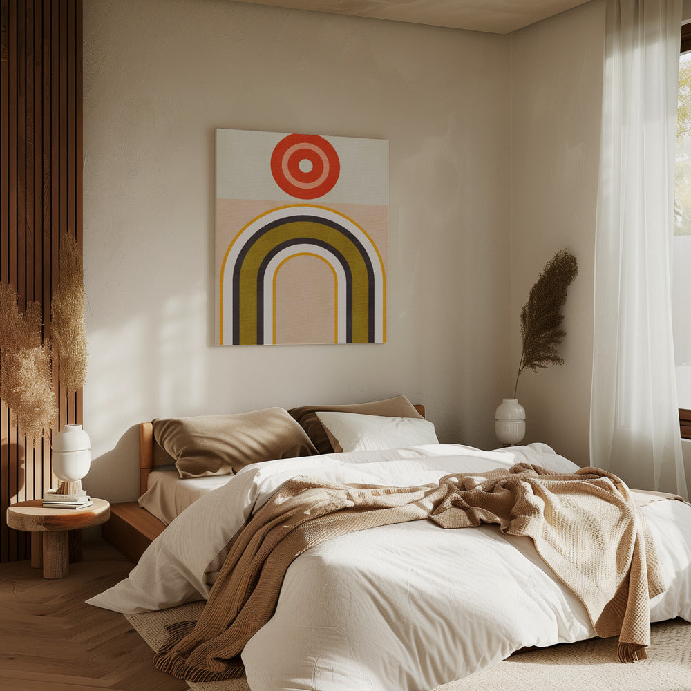 Regenbogensonnen 9 | Leinwand