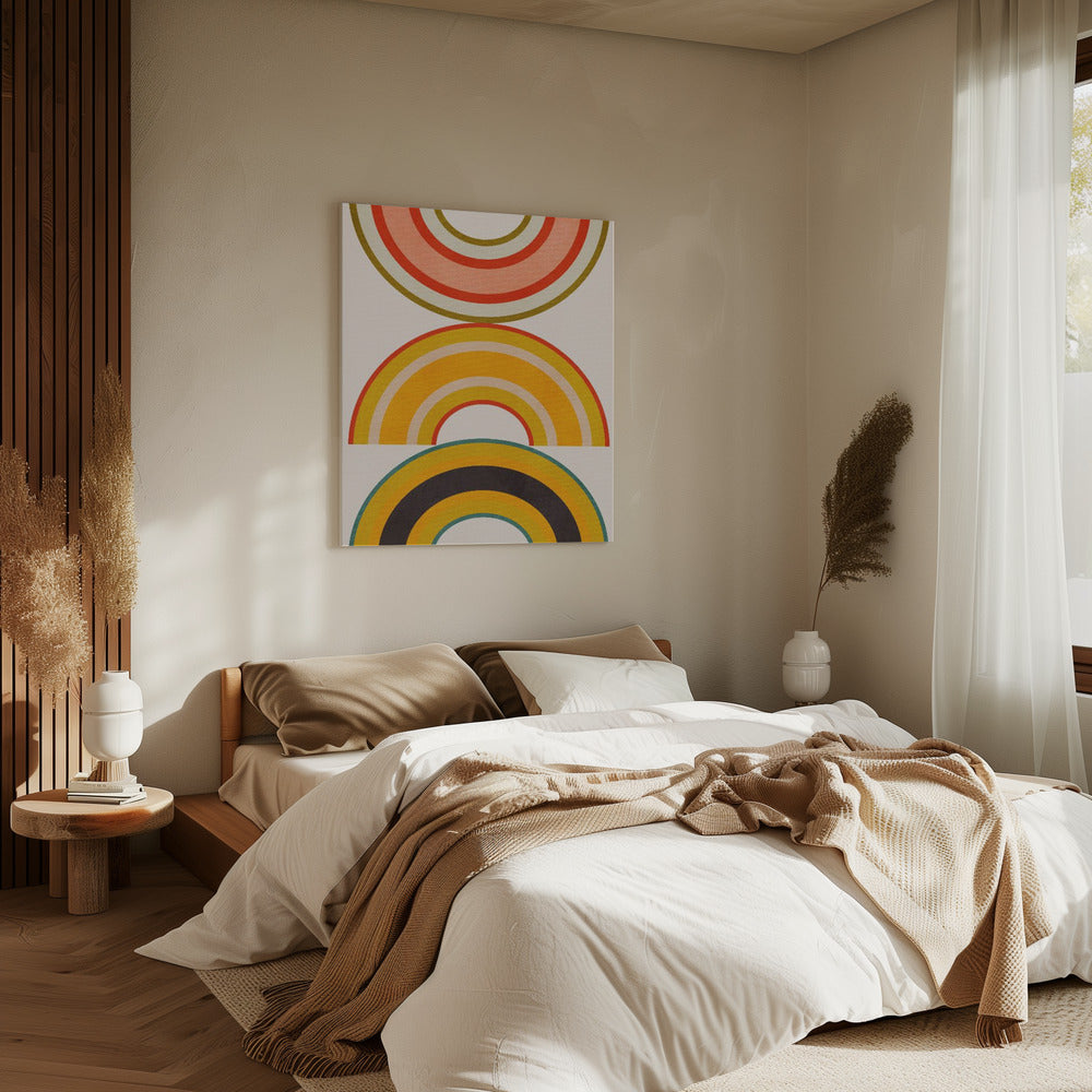 Regenbogensonnen 6 | Leinwand