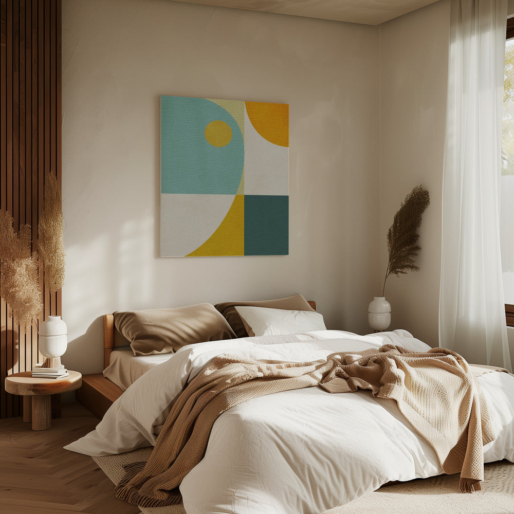 Regenbogen Plus Formen10 | Leinwand