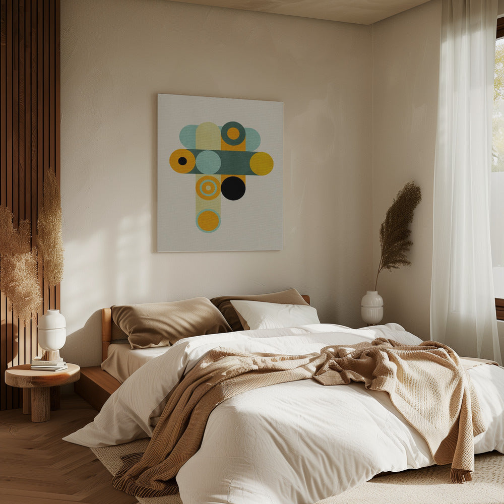 Regenbogen Plus Formen9 | Leinwand