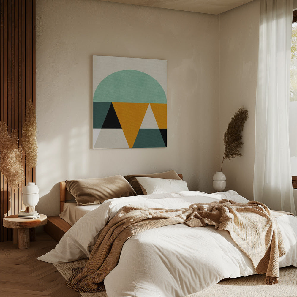 Regenbogen Plus Formen4 | Leinwand
