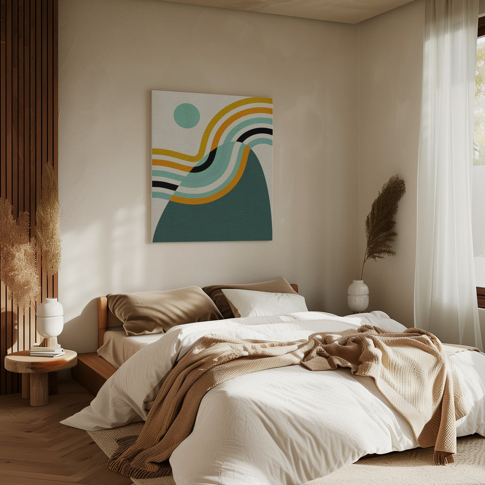 Regenbogen Plus Formen2 | Leinwand