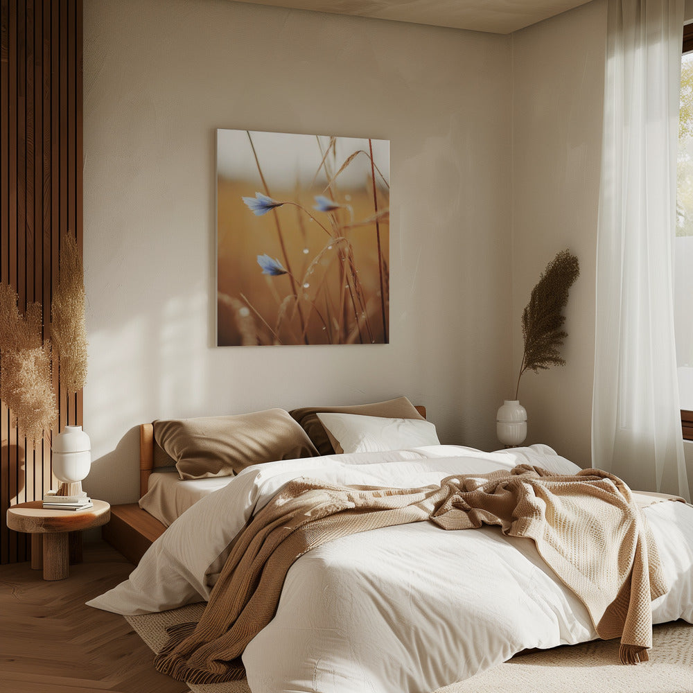 Blue Blooms at Dawn | Canvas