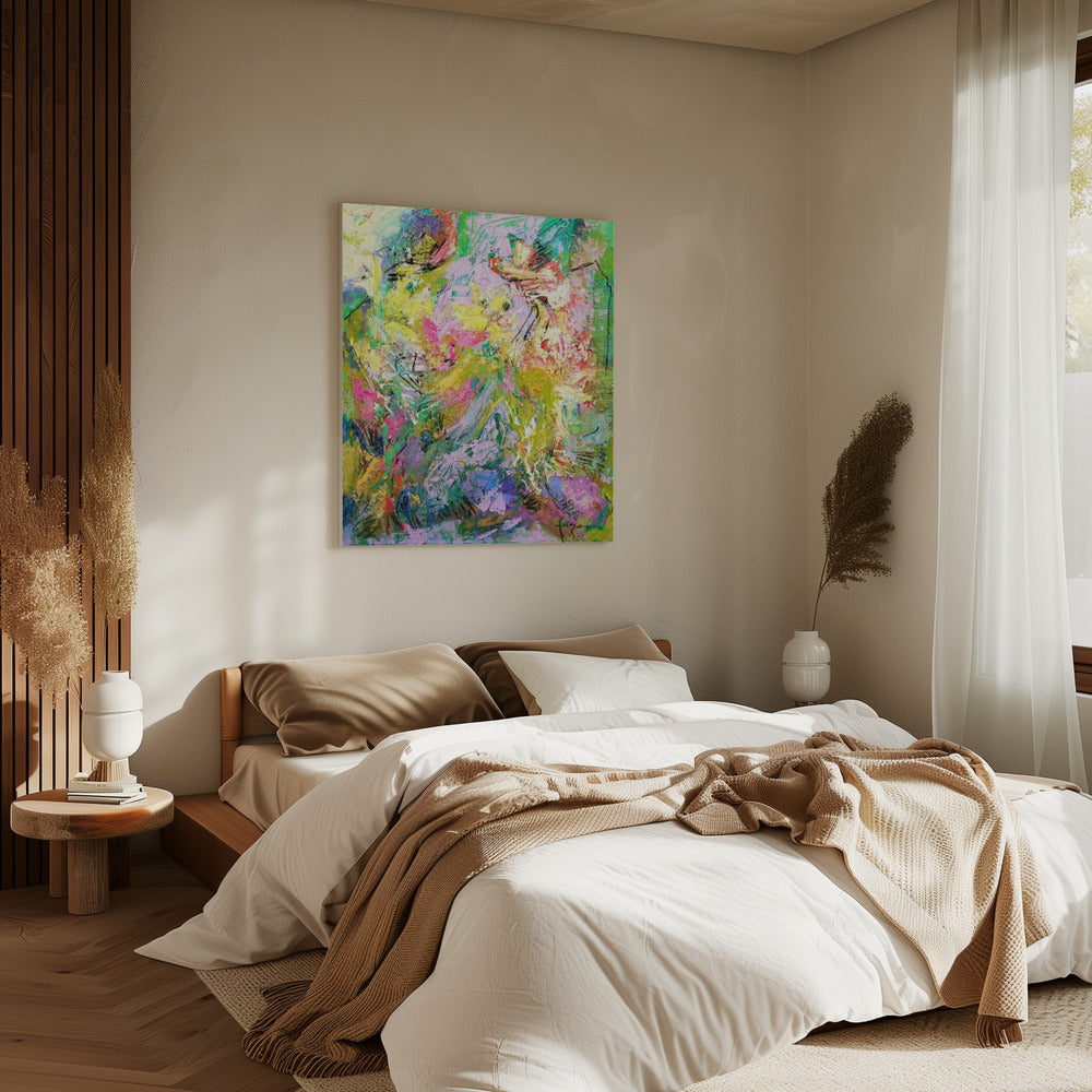 Brillante Blütenlandschaft | Leinwand