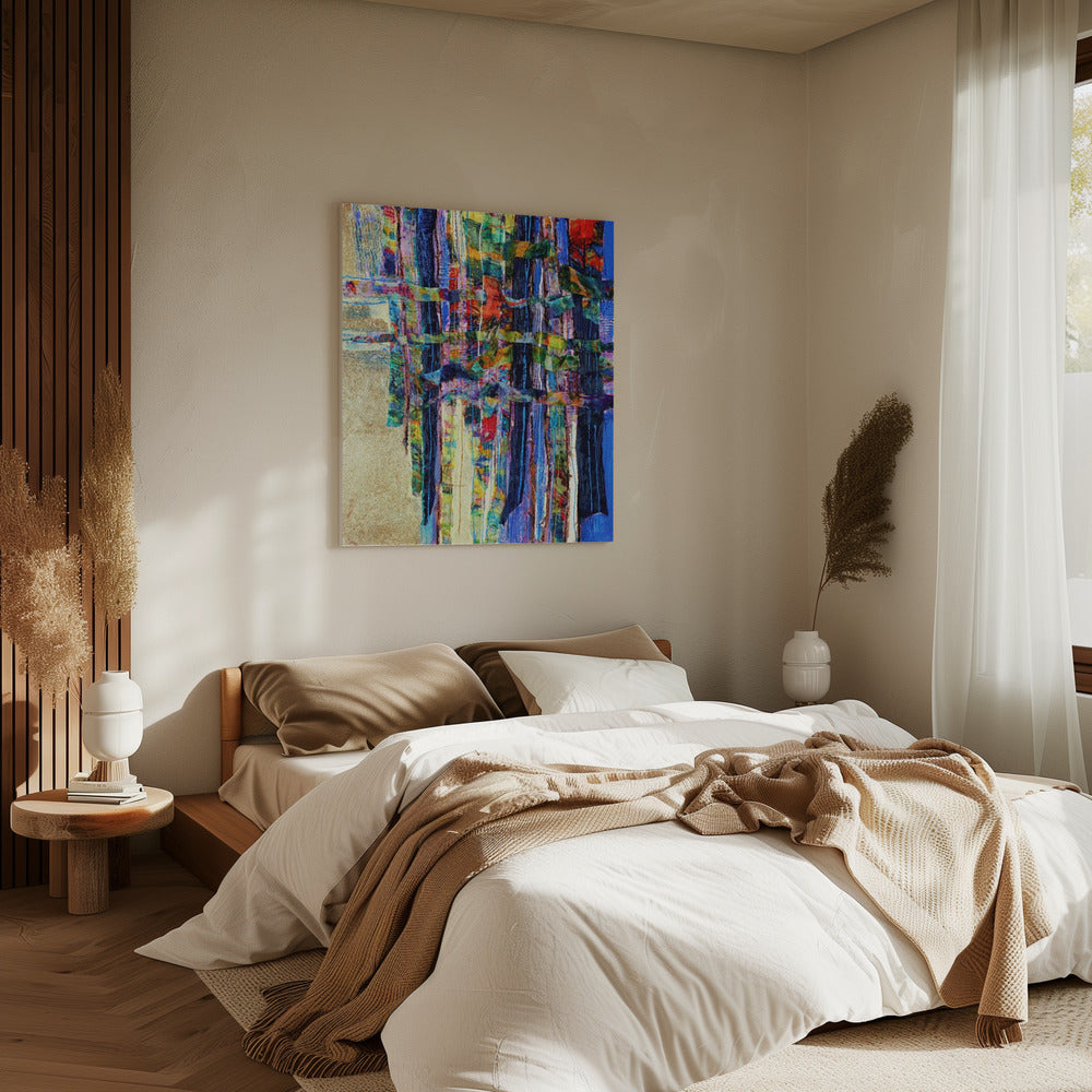Bunte Kaskade | Leinwand
