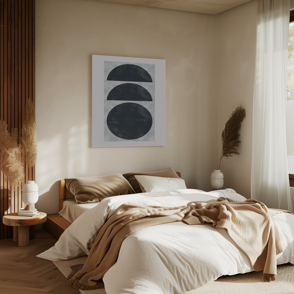 Geometrische Finsternis | Leinwand
