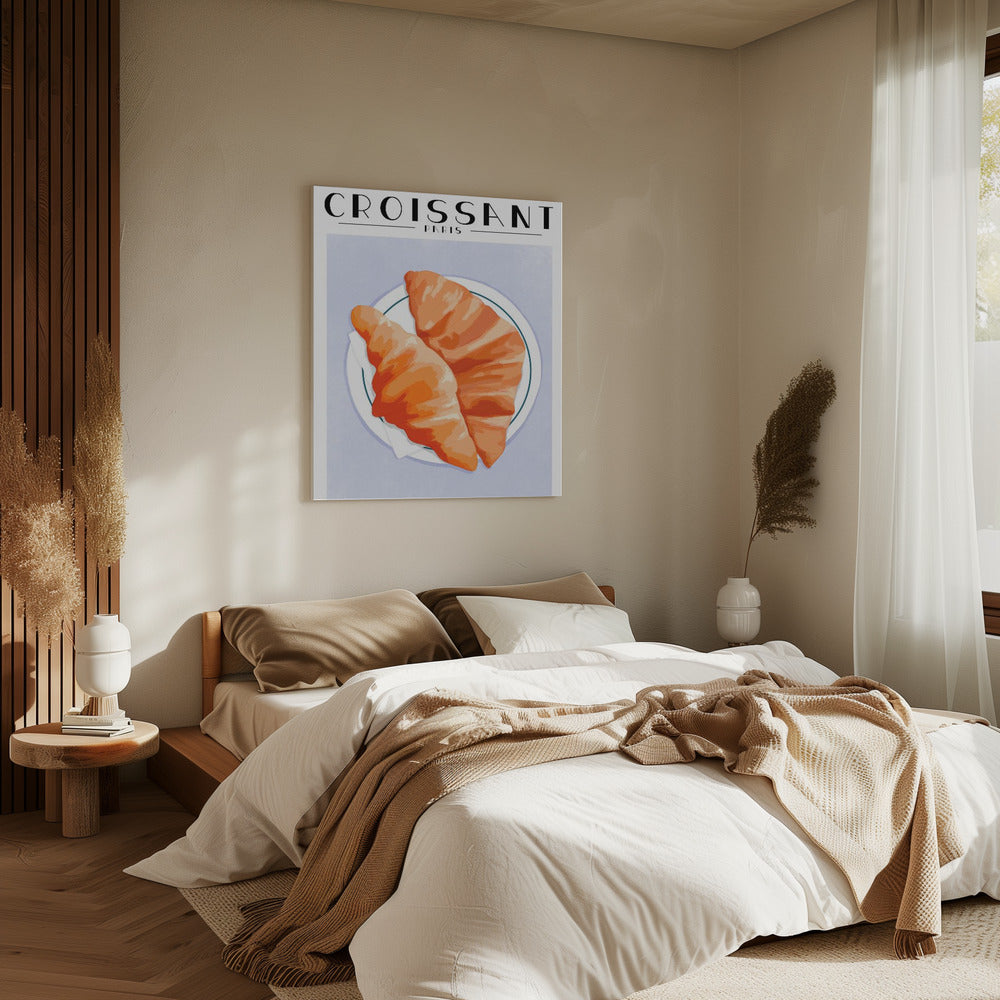 Croissant - Paris | Leinwand
