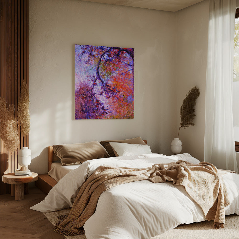 Herbstzweige lodern | Leinwand