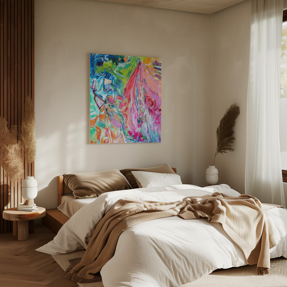 Lebendiger Wandteppich | Leinwand