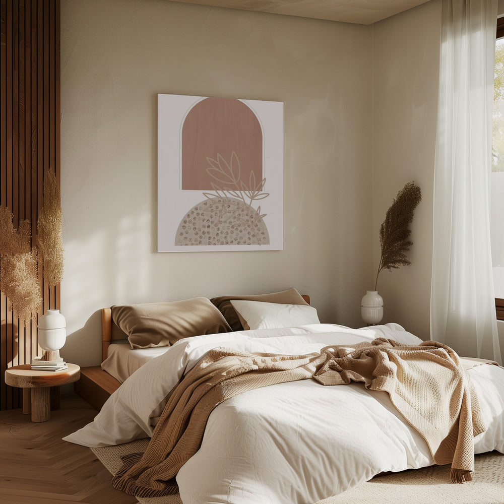 Boho Beige 1 | Leinwand