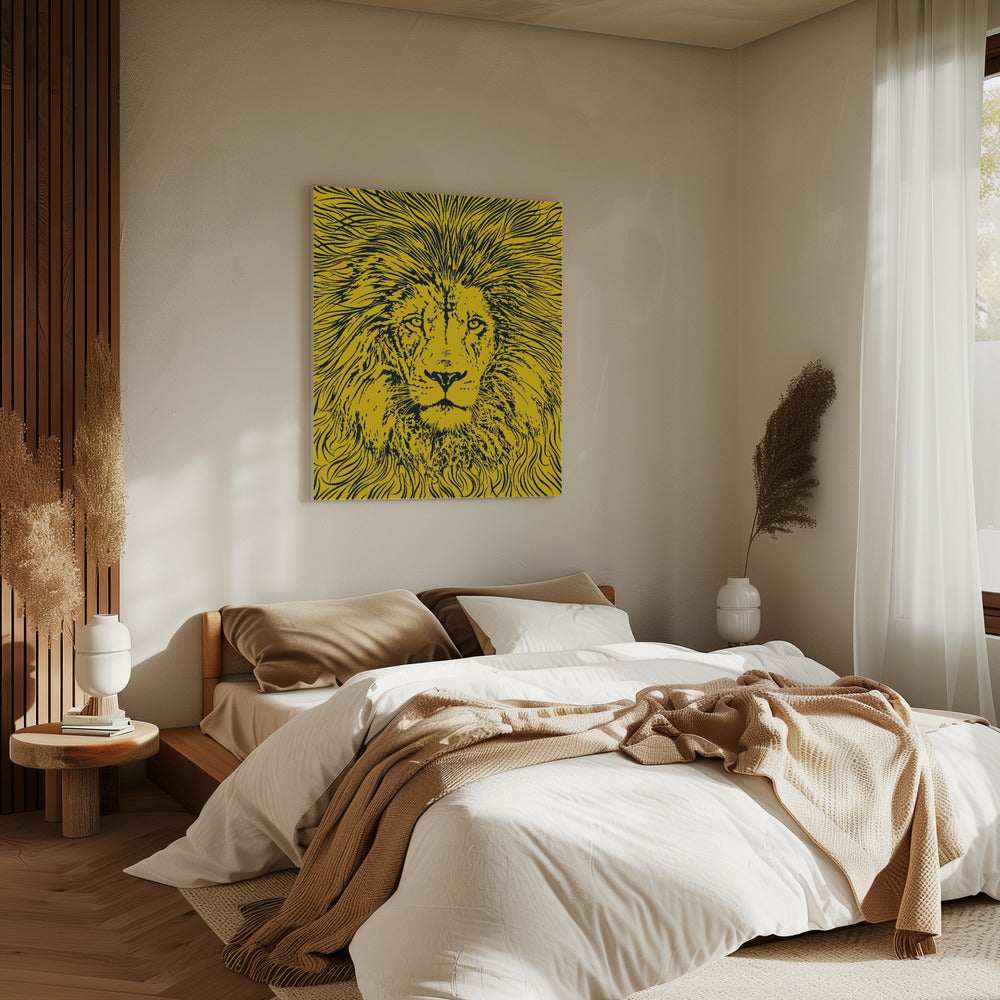 Lion Portrait – King of the Beasts | Canvas
