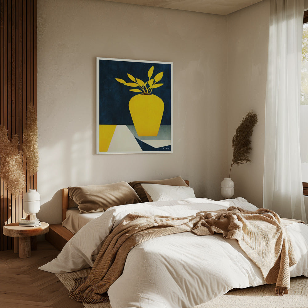 Les Fleurs Jaunes | Leinwand