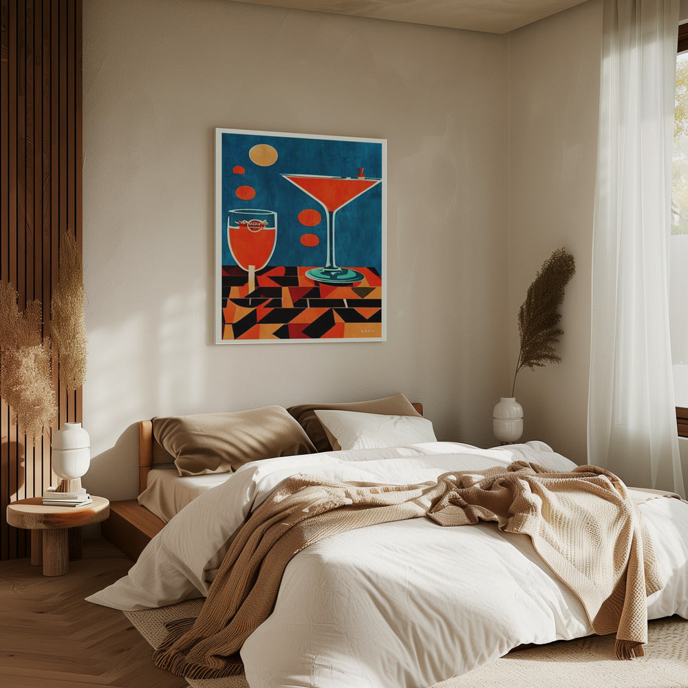 Mitternacht in Neapel | Leinwand