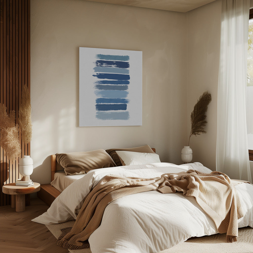 Ombre Blau | Leinwand