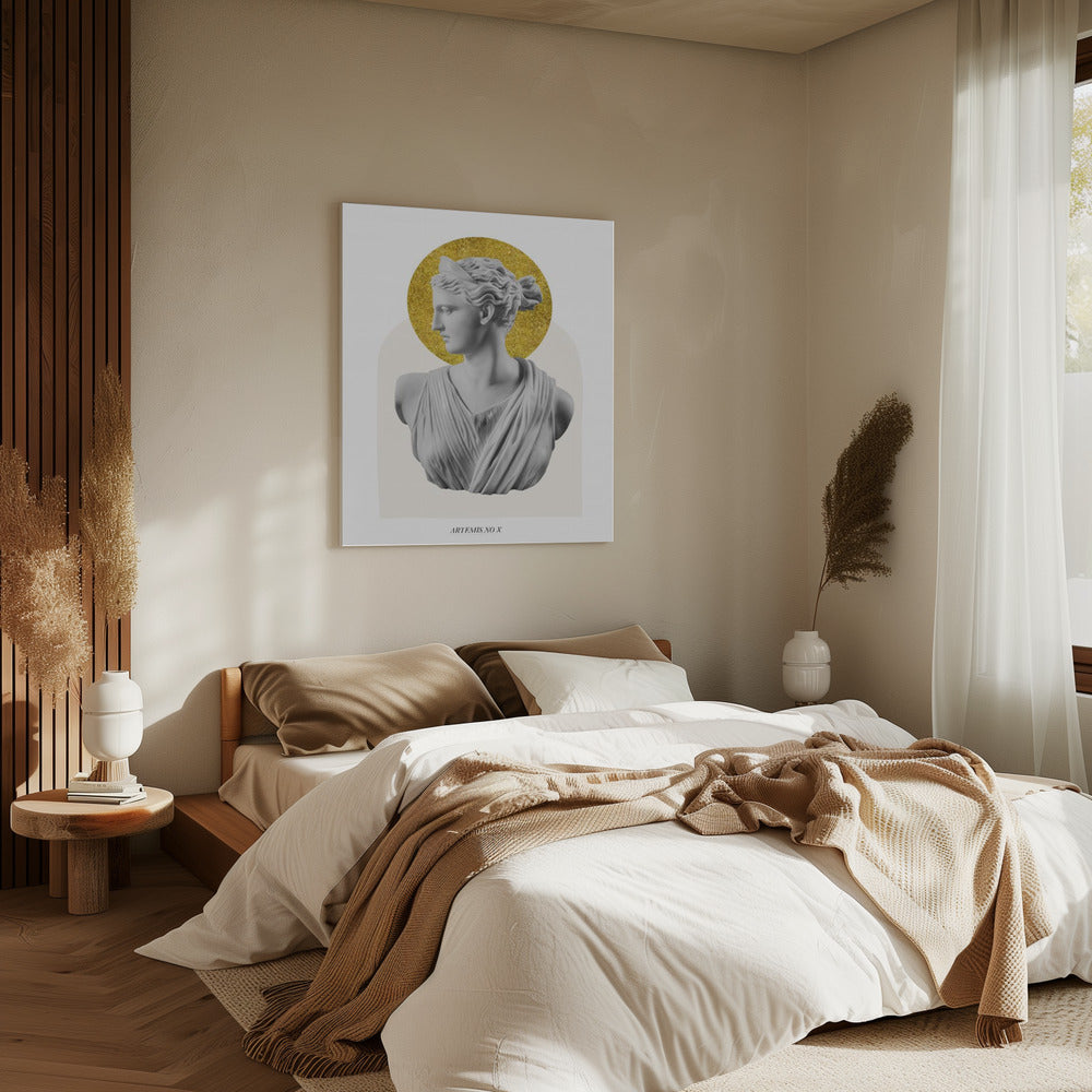 Goldene Göttin Artemis | Leinwand