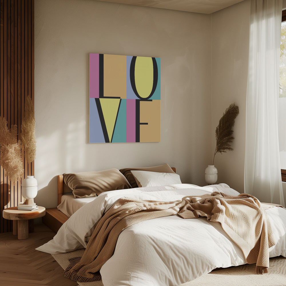 Mutige Liebesbriefe | Leinwand