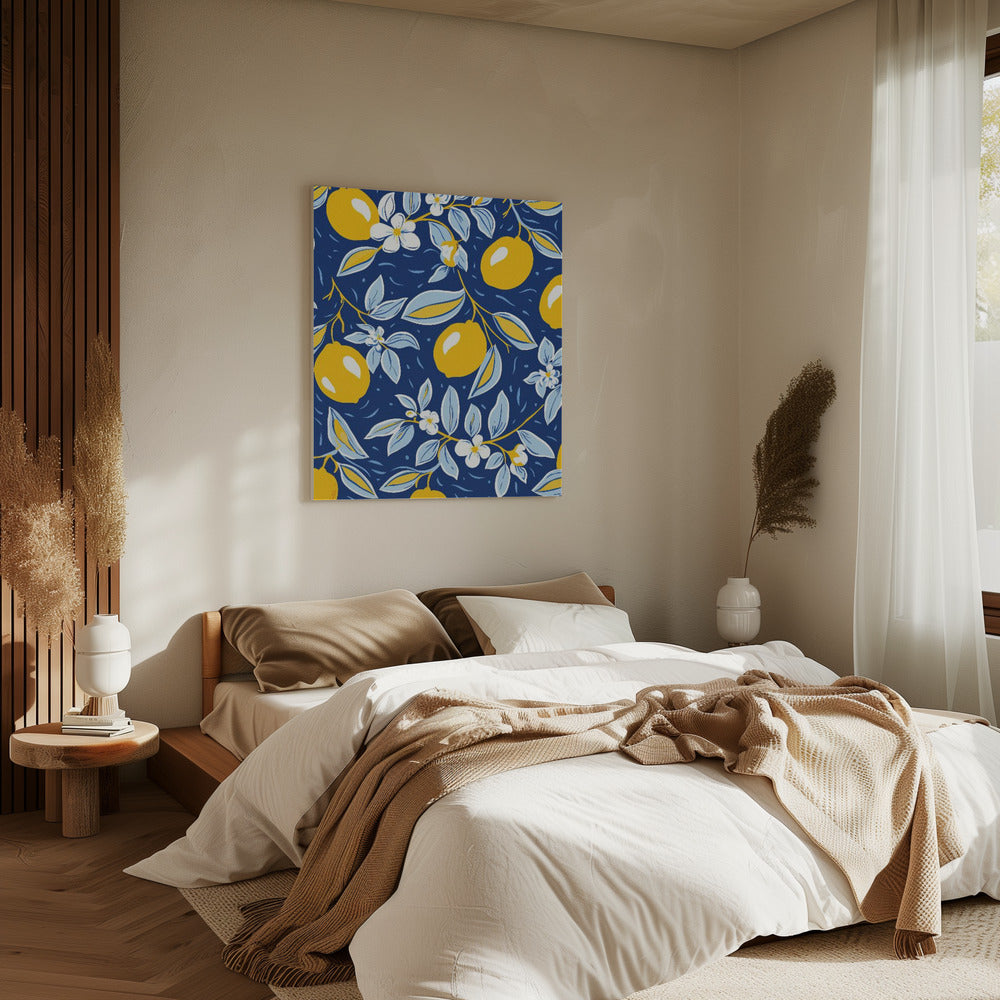 Italienische Zitronen 2 | Leinwand