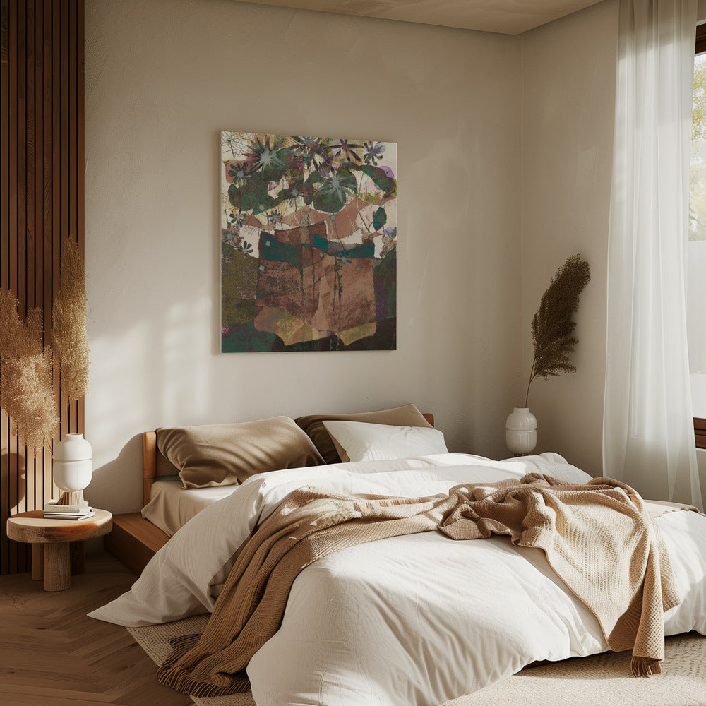Fröhlicher Blumenstrauß | Leinwand